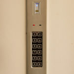 Front door key pad